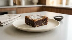 米粉でしっとり濃厚:豆乳で作るグルテンフリーチョコブラウニー(くるみ入り)