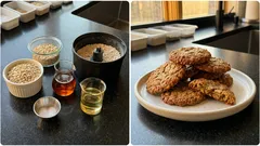 材料4つ・小麦粉なしで香ばしい。オートミールクッキーのシンプルレシピ