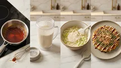 小麦粉なしでも満足感たっぷり：オートミールお好み焼きのふわとろレシピ