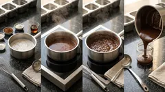 ココナッツミルクで濃厚、でも後味は軽やか—寒天で作るなめらかチョコプリン